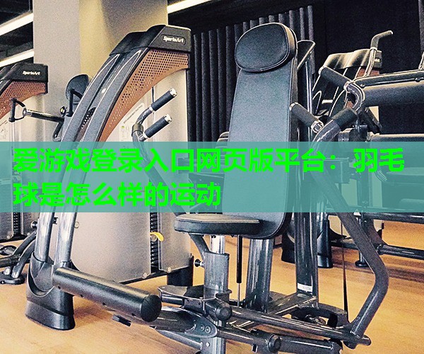 爱游戏登录入口网页版平台：羽毛球是怎么样的运动