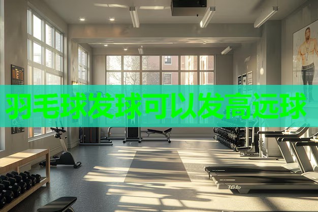 羽毛球发球可以发高远球