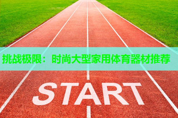 挑战极限：时尚大型家用体育器材推荐