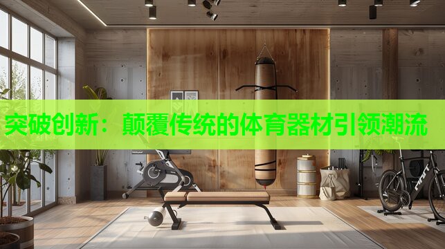 突破创新：颠覆传统的体育器材引领潮流