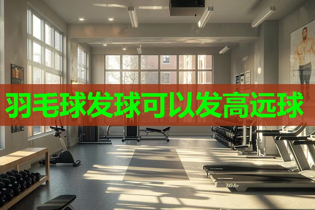 羽毛球发球可以发高远球